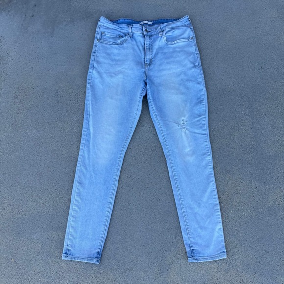 Levi's Denim - Levi's 721 High Rise Skinny Jeans Women 33 Light Wash Blue Denim